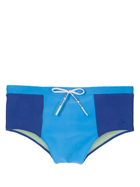 Amir Slama panelled swim shorts