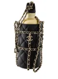 CHANEL Pre-Owned 2019 CC leather water-bottle bag - Black