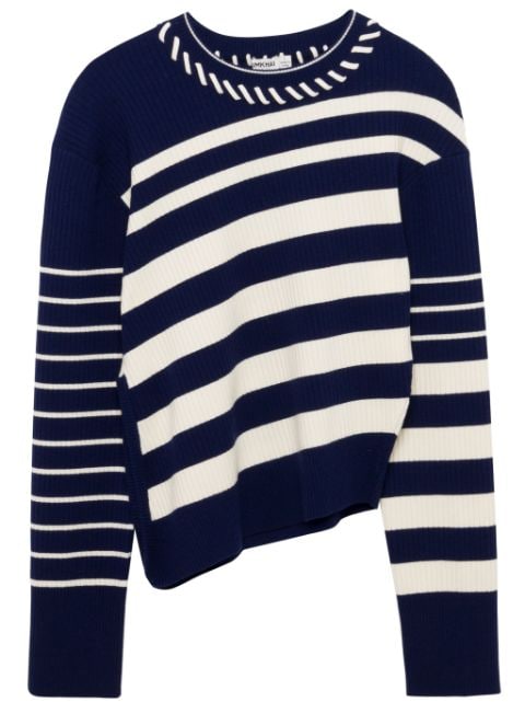 Simkhai Dale striped wool jumper