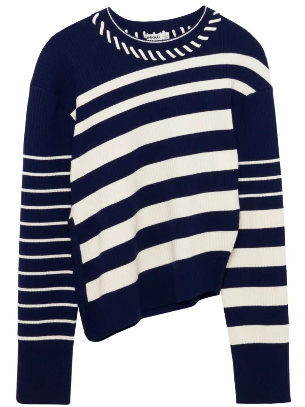 Simkhai Dale Striped Wool Jumper - Farfetch