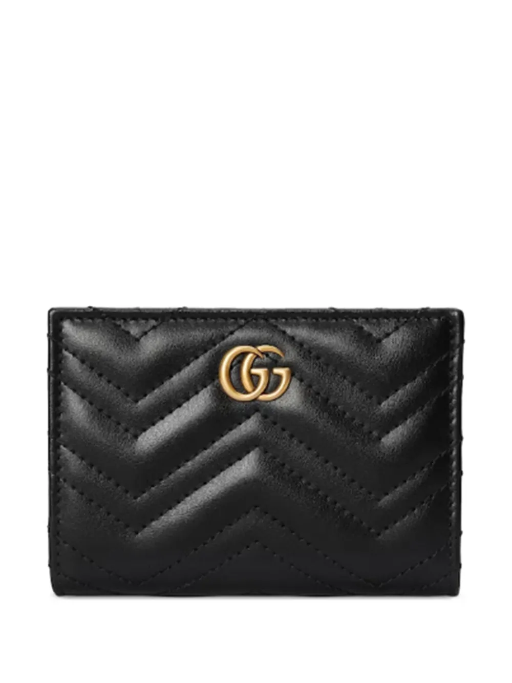 Gucci GG Marmont bi-fold leather wallet | Black | Image 1