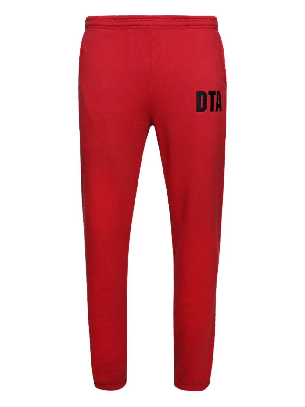 DTA embroidered-logo trousers - Rosso