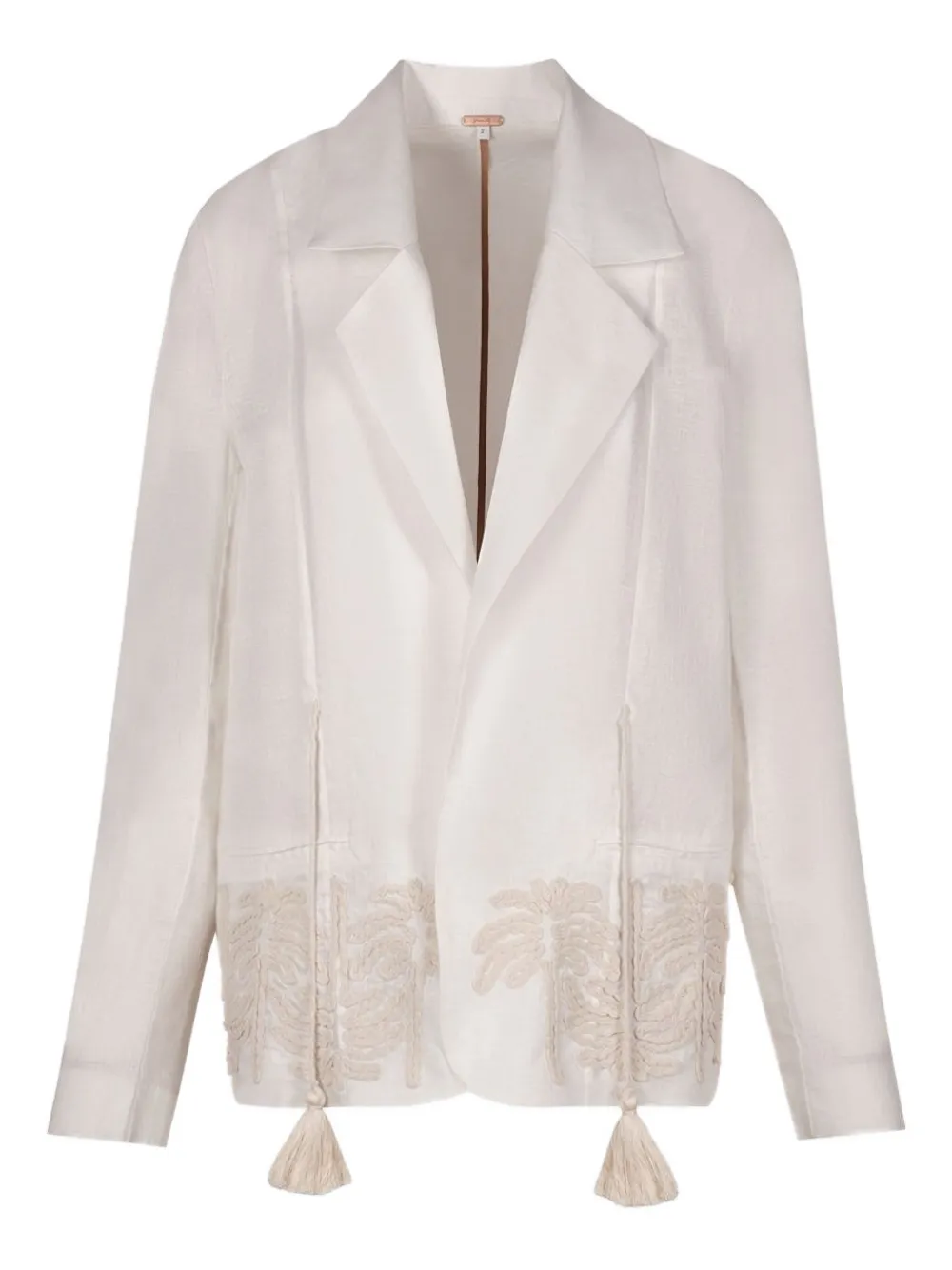 Johanna Ortiz embroidered-tassel jacket | ألوان محايدة | Image 1