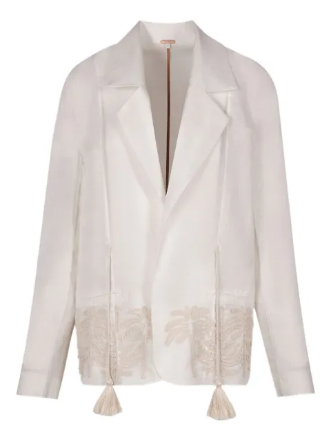 Johanna Ortiz embroidered-tassel jacket