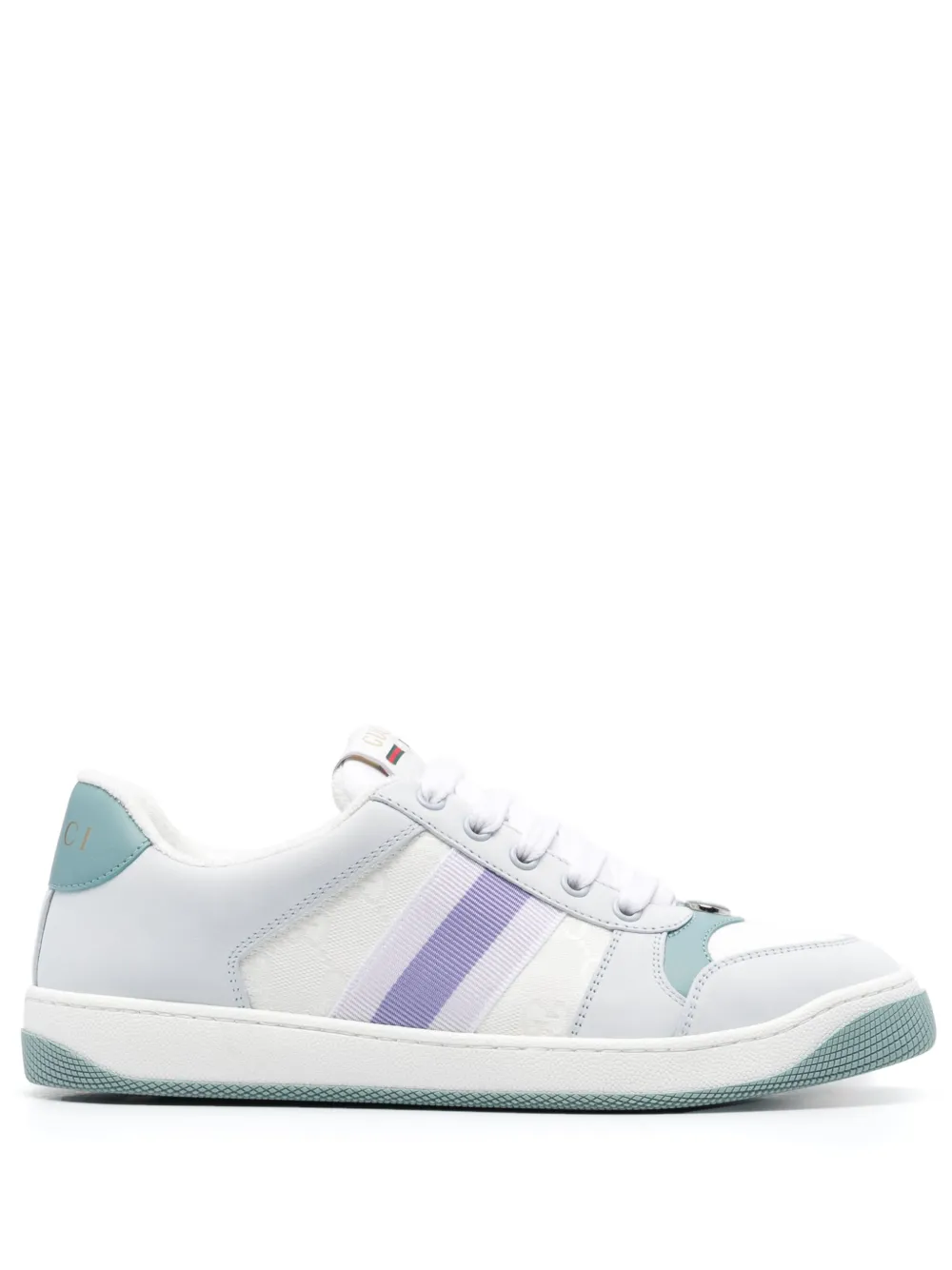 Gucci Screener panelled leather sneakers | White | Image 1