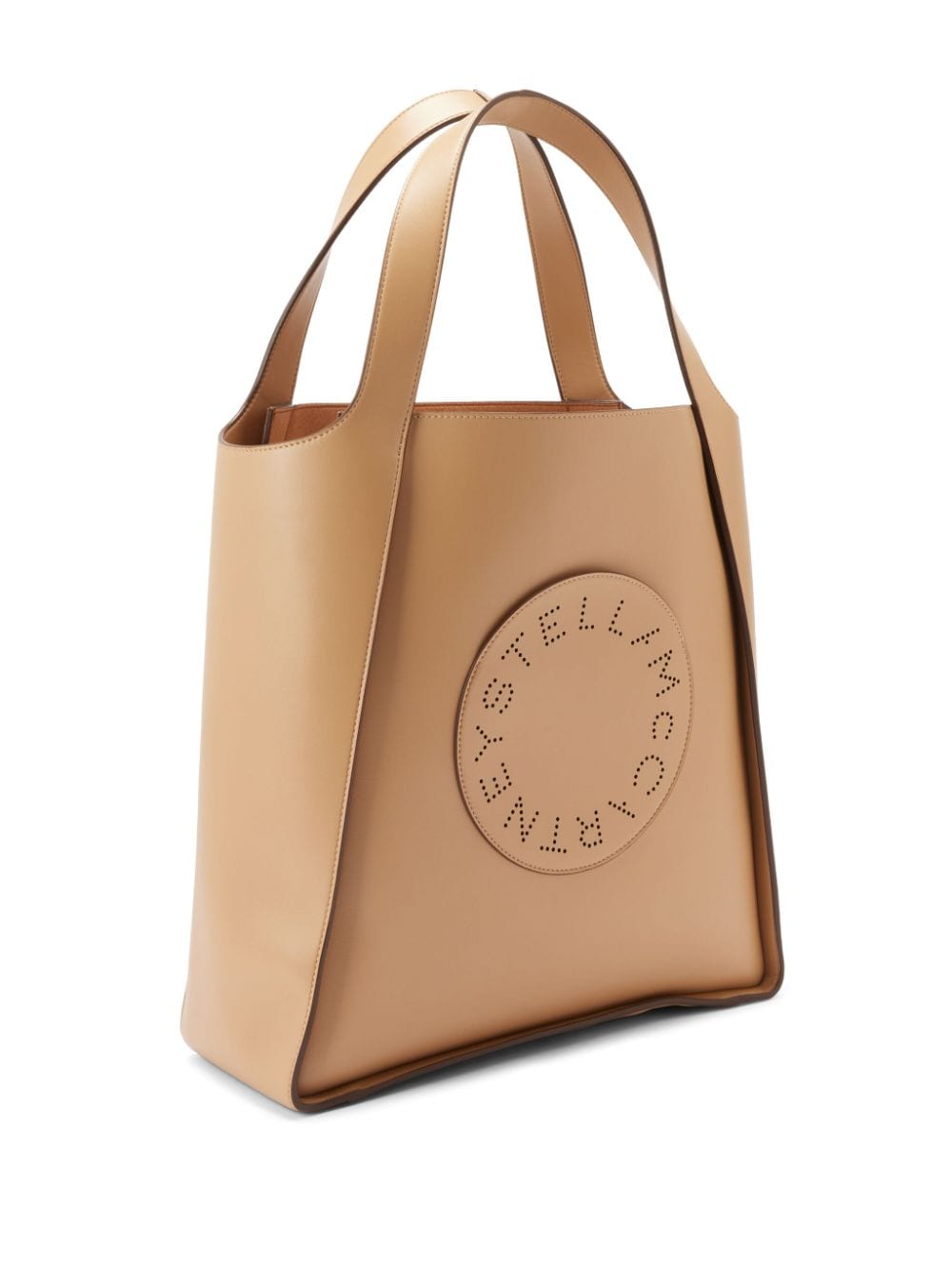 Shop Stella Mccartney Stella Square Tote Bag In Brown