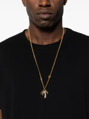 アクセサリー Palm Angels PA CHAIN NECKLACE GOLD Cuban Link Chain Necklace in GOLD - GOLD for Women | Palm Angels®