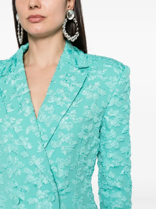 ROTATE BIRGER CHRISTENSEN Textured double-breasted Blazer