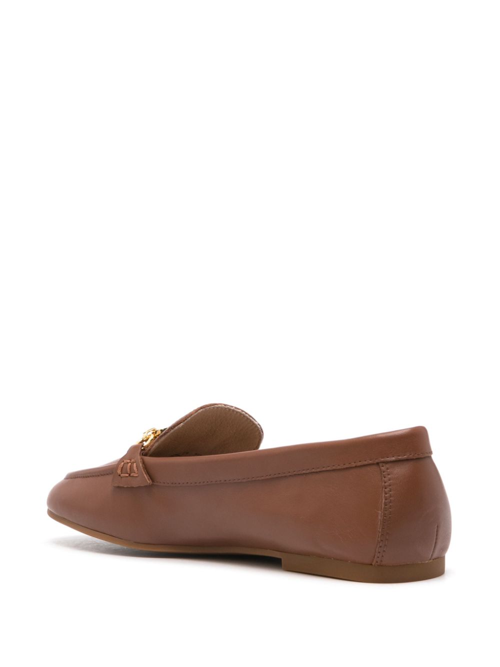 Lauren Ralph Lauren Averi leren loafers Bruin