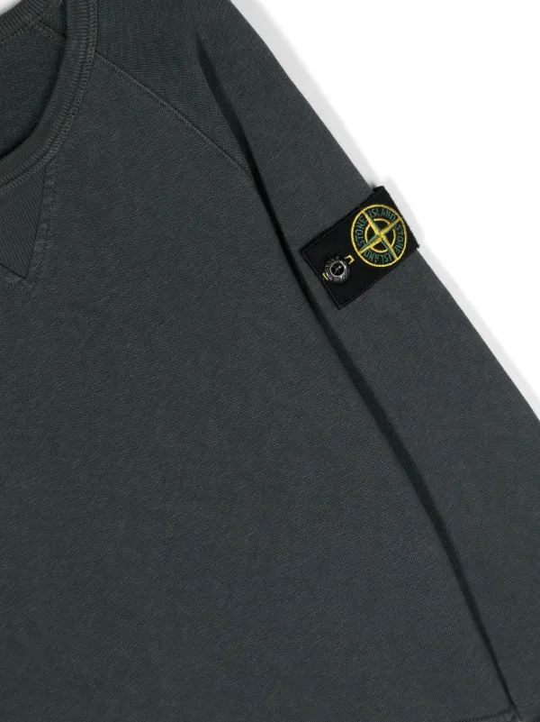 パーカー・フーディ Stone  Compass Badge Cotton Sweatshirt Stone Island Compass-badge Sweatshirt | Blue | FARFETCH