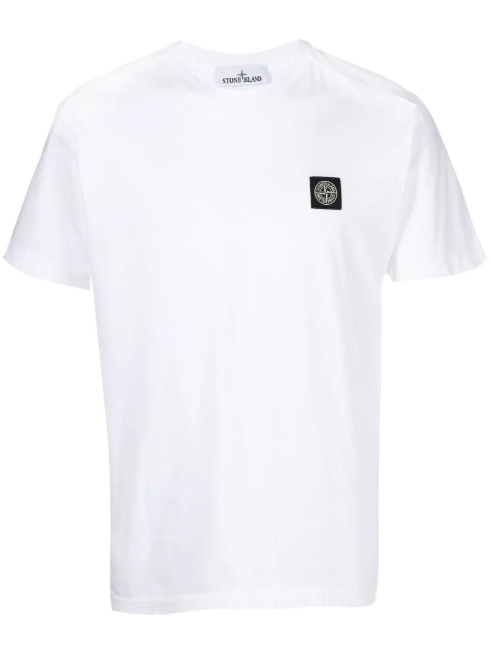 Compass-motif cotton T-shirt