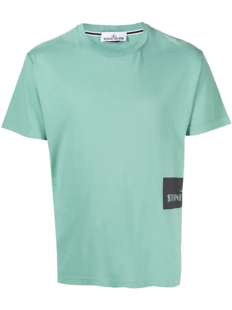 Stone Island logo-print cotton T-shirt