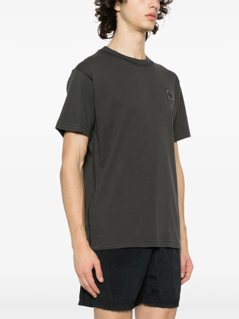 Stone Island Jersey T-shirt Grijs