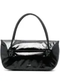 Jil Sander patent leather tote bag - Black