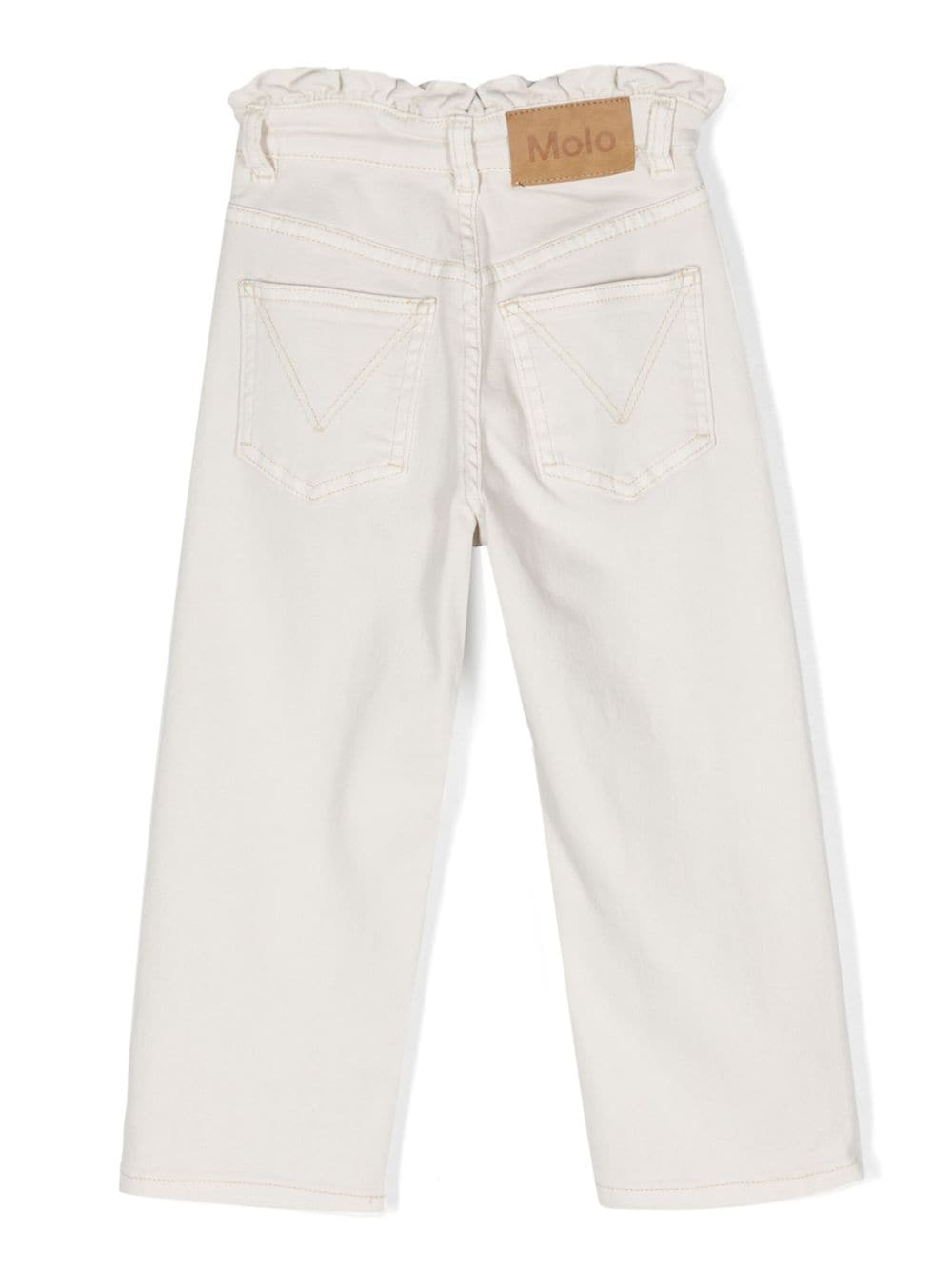 Molo Astrid high waist straight jeans - Beige