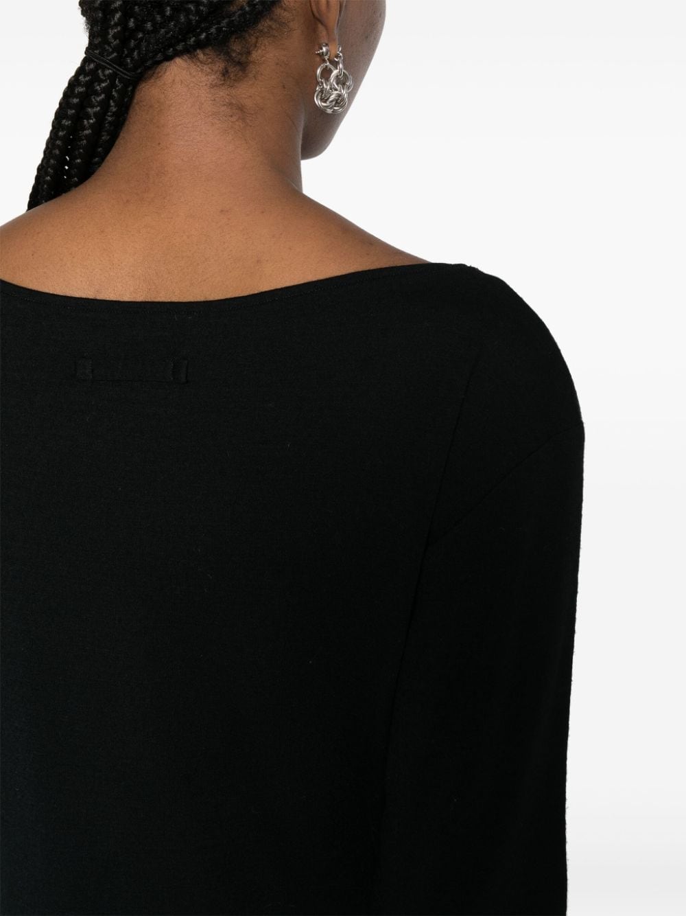 Pre-owned Jean Paul Gaultier Kashiyama 羊毛连衣裙（1980年代典藏款） In Black