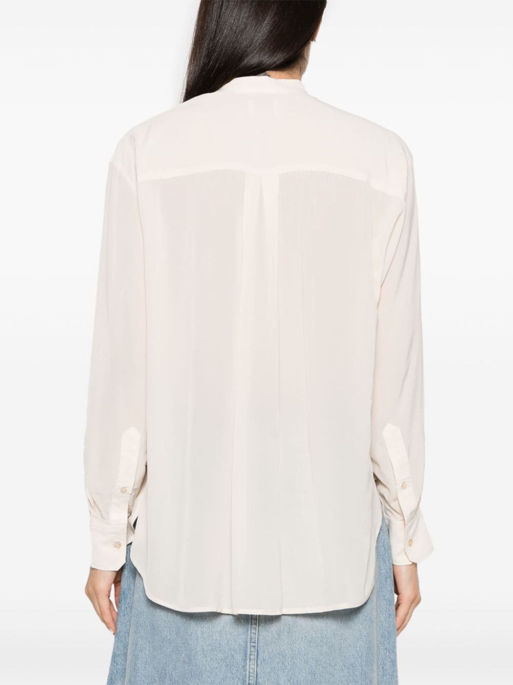 ISABEL MARANT Zijden blouse Beige