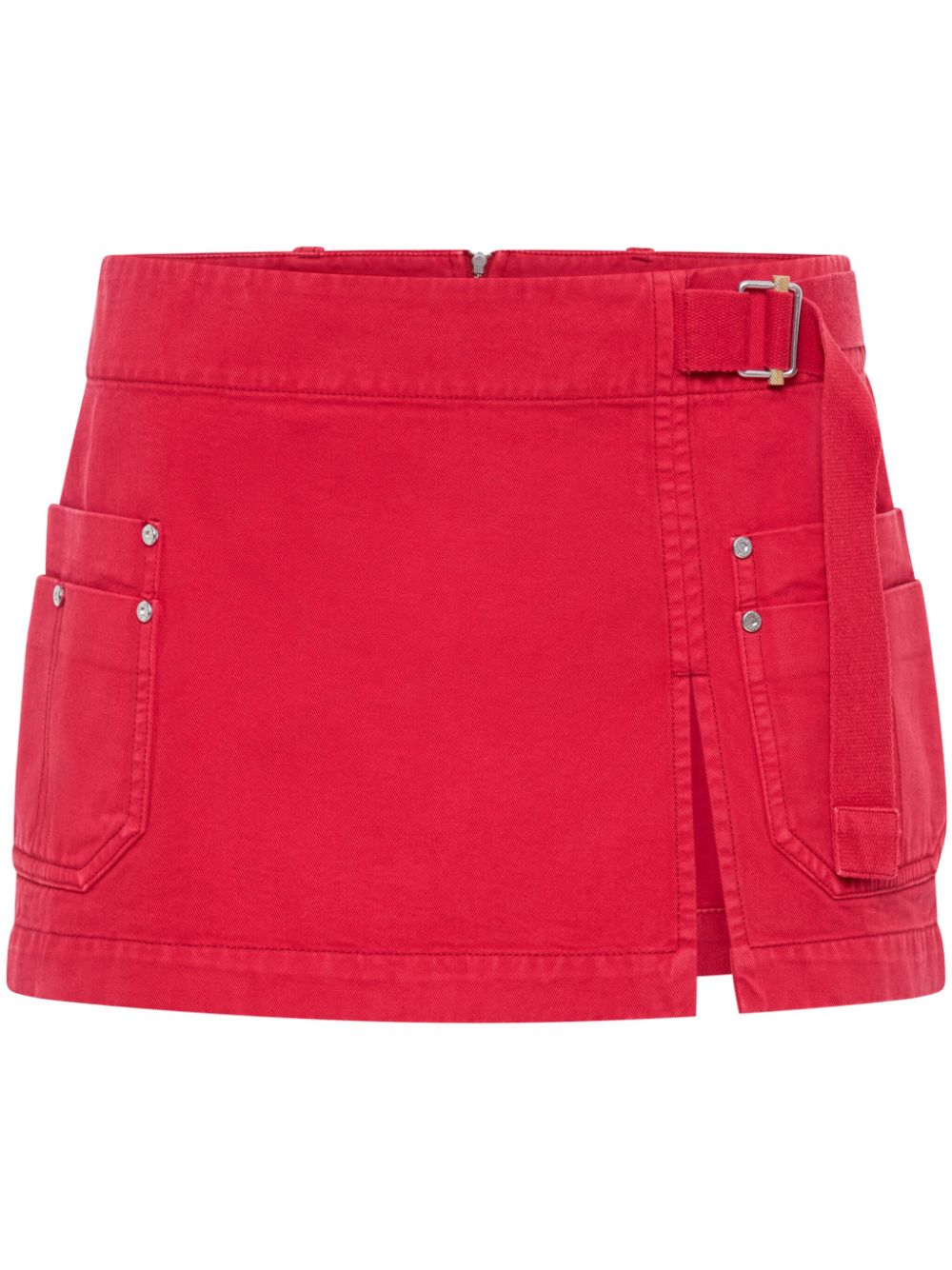 Dion Lee Apron 裹身式迷你半身裙 In Red
