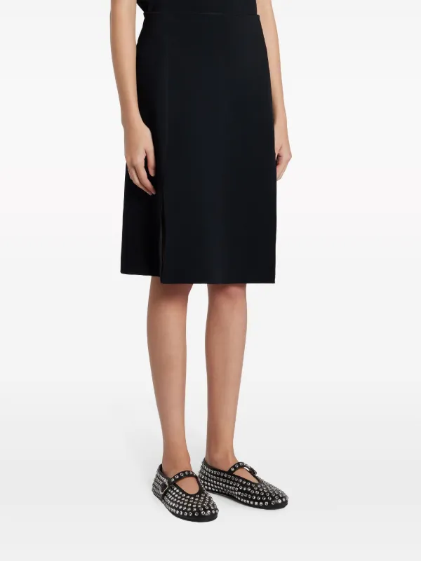 Stella Mccartney ニットスカート　黒 Stella Mccartney ニットスカート黒