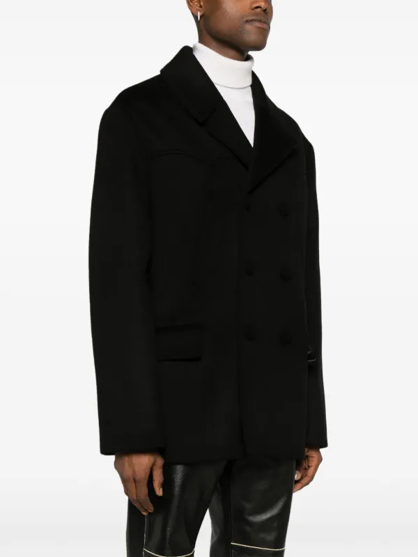 Balmain double-breasted Wool Coat | Black | FARFETCH