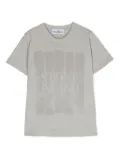 Stone Island Junior logo-print cotton T-shirt - Grey