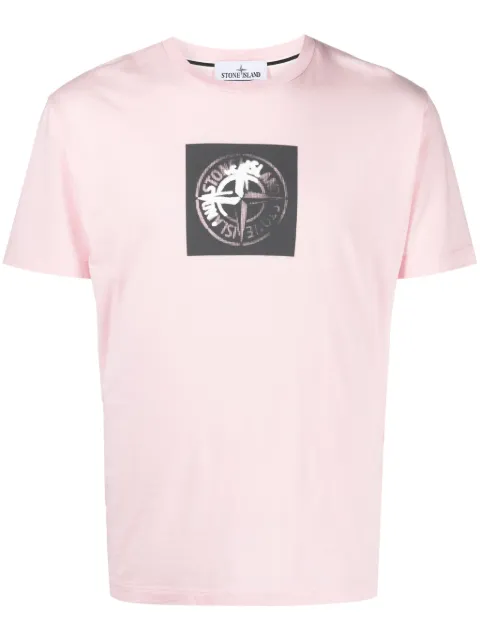 Stone Island logo-print cotton T-shirt