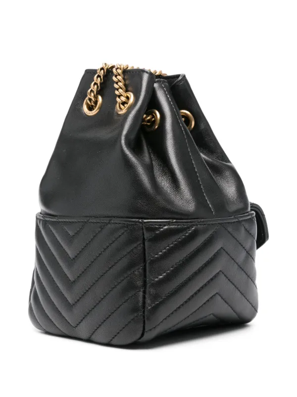 Saint Laurent Joe Quilted Backpack | Black | FARFETCH