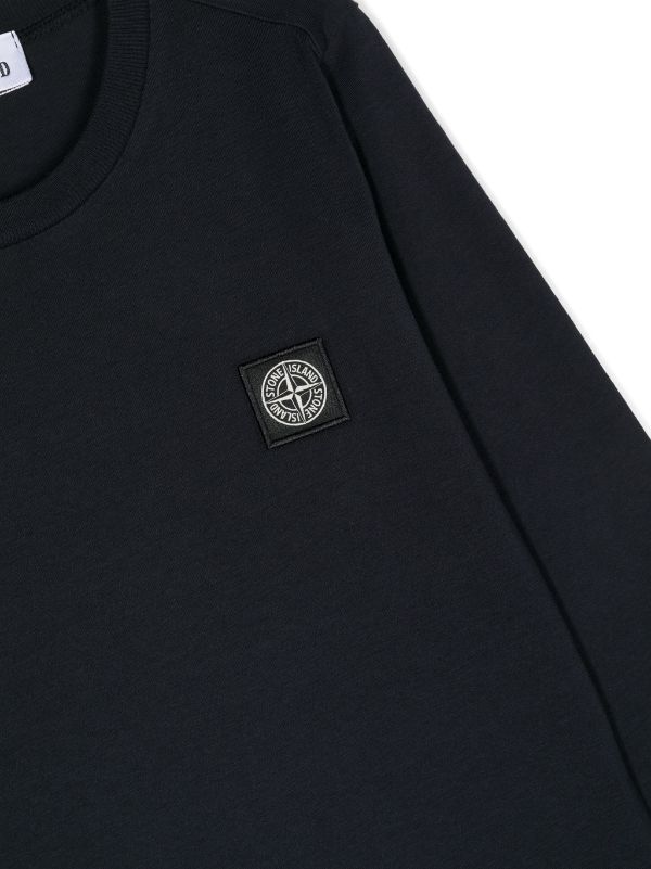 Stone Island Compass-motif Crew Neck Sweatshirt - Farfetch