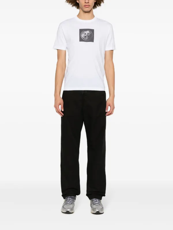 Stone Island コンパスプリント Tシャツ | ホワイト | FARFETCH JP