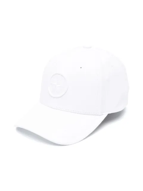 Stone Island Junior Compass-motif cotton cap