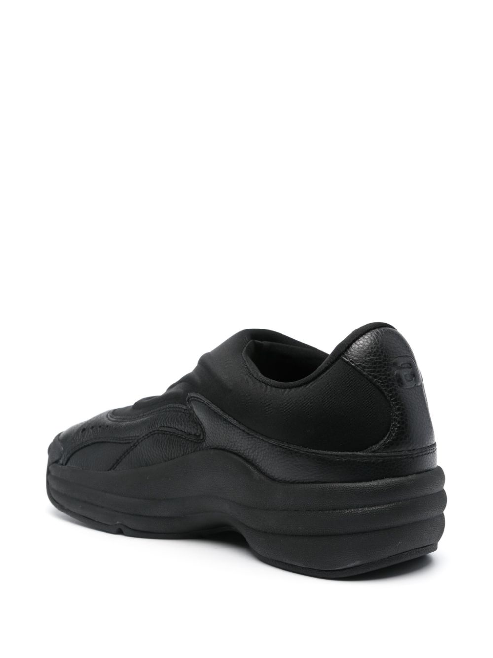Shop Alexander Wang Hoop Pebble Sneakers In Black