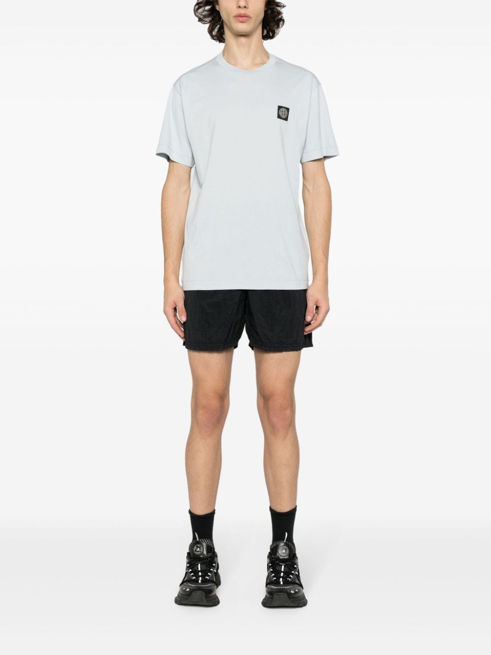 Stone Island Jersey T-shirt - Blauw