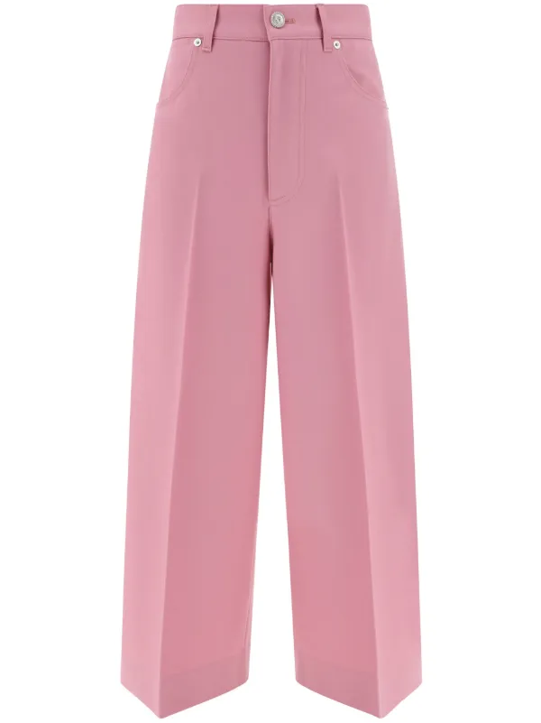 Gucci pink trousers on sale