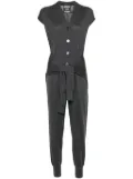 Jean Paul Gaultier Pre-Owned 1990s belted virgin wool jumpsuit - Grey