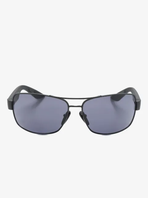 Prada Eyewear rectangle-frame logo-print sunglasses
