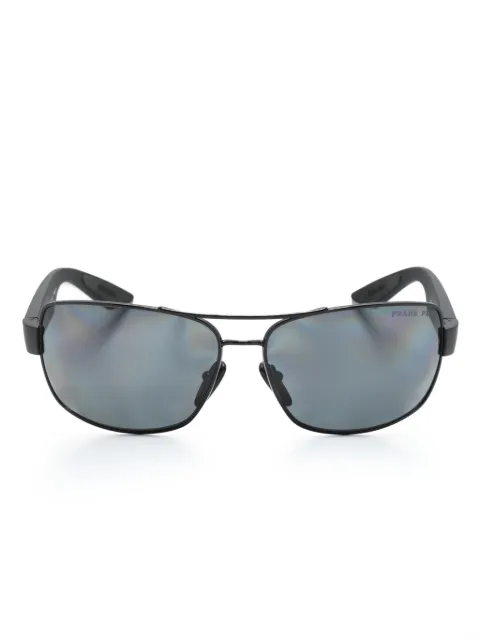 Prada Eyewear rectangle-frame logo-print sunglasses