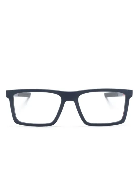 Prada Eyewear lentes con armazón rectangular y logo grabado