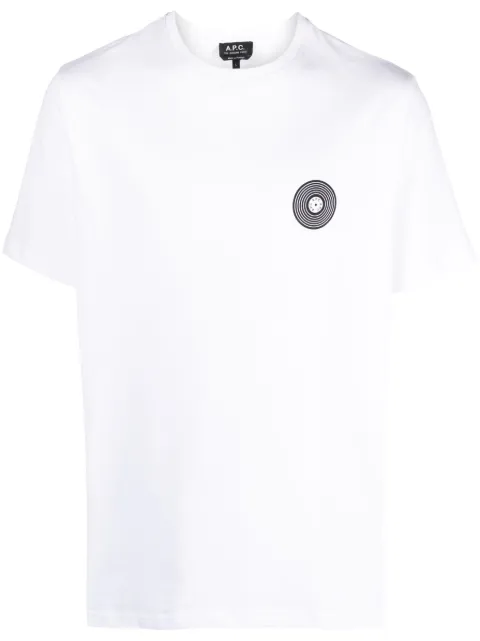 A.P.C. playera con estampado gráfico