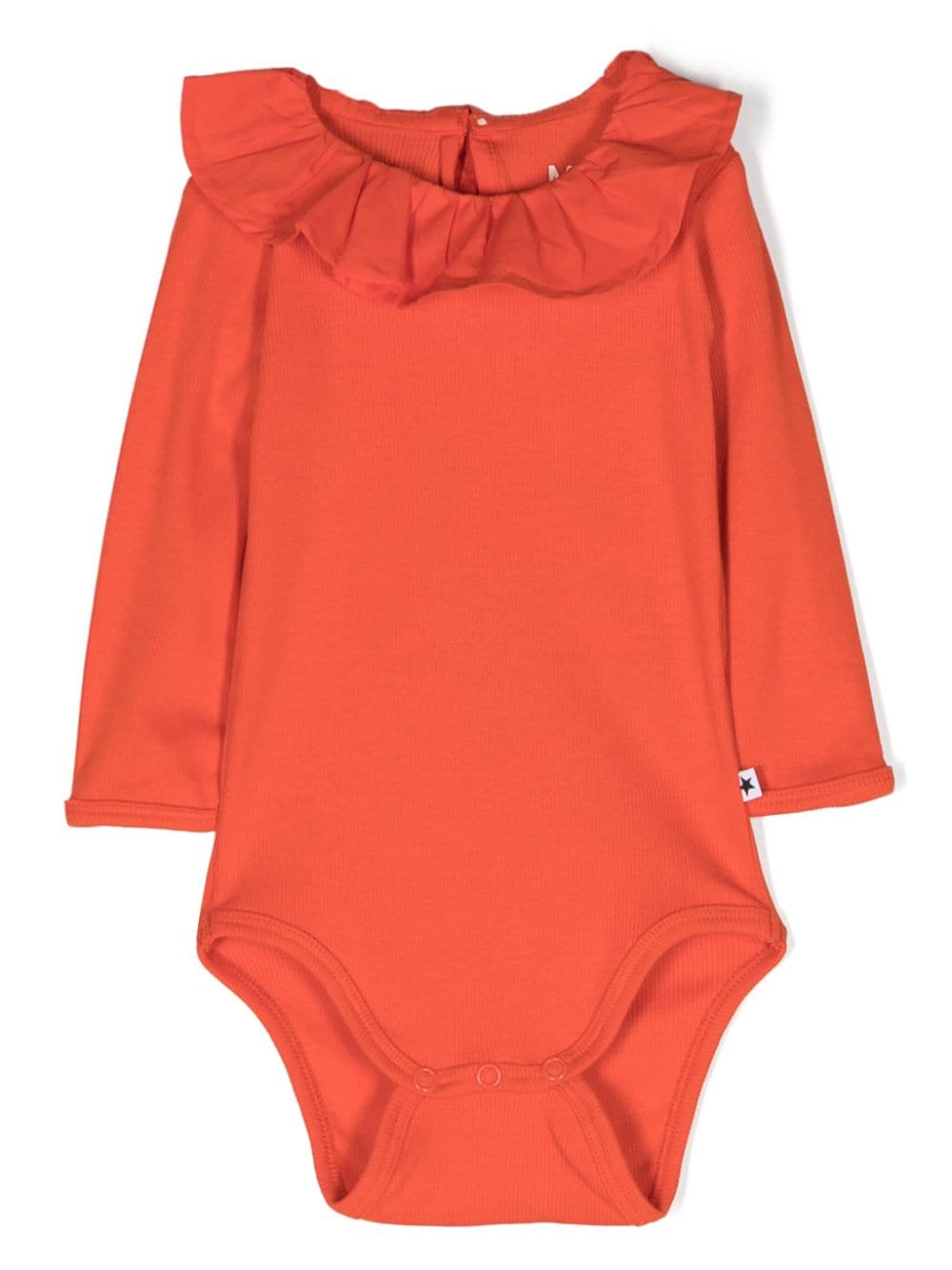Molo Babies' Faye Ribbed Body In Red