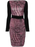 Jean Paul Gaultier Pre-Owned 2010s graphic-print two-piece dress - Black