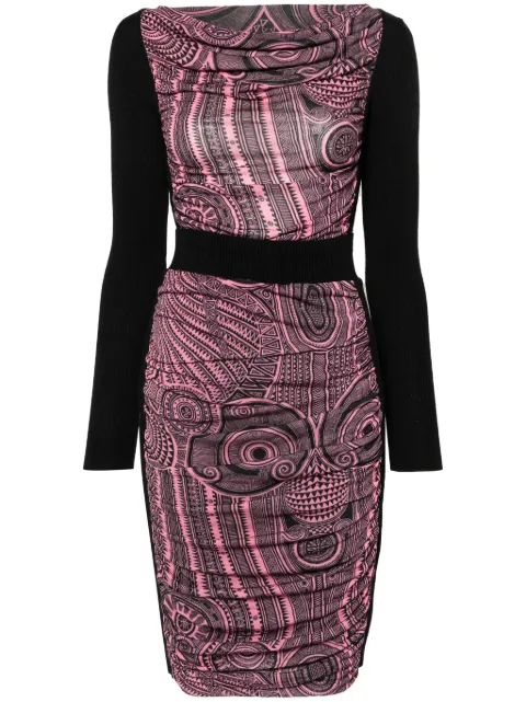 Jean Paul Gaultier Pre-Owned 2010s graphic-print two-piece dress
