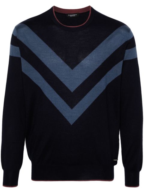 Stefano Ricci Gestrickter Pullover mit Streifendetails