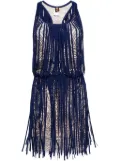 Jean Paul Gaultier Pre-Owned 2010s tassel-detail minidress - Blue