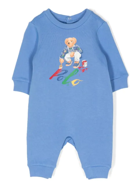 POLO RALPH LAUREN KIDS Teddy Bear cotton-blend pajamas 