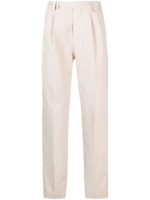 Brunello Cucinelli tapered-leg gabardine trousers