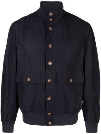 Brunello Cucinelli Suede Bomber Jacket - Farfetch