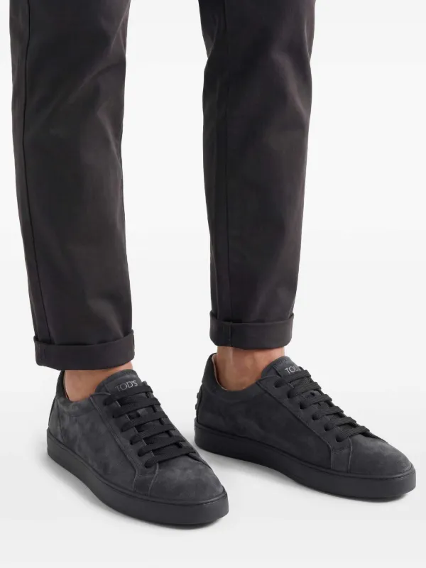 Tod's スエード スニーカー | ブラック | FARFETCH JP