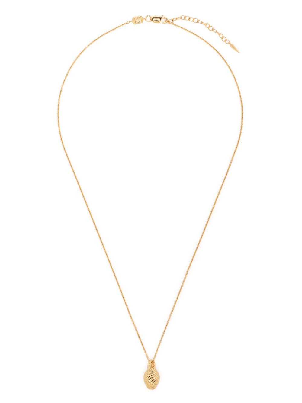 Shop Missoma Droplet-pendant Chain Necklace In Gold