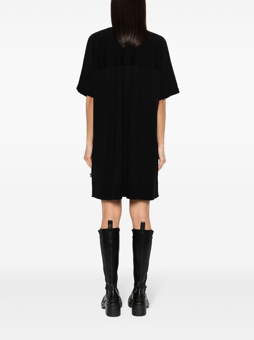 MM6 Maison Margiela logo-tag short-sleeve dress Women