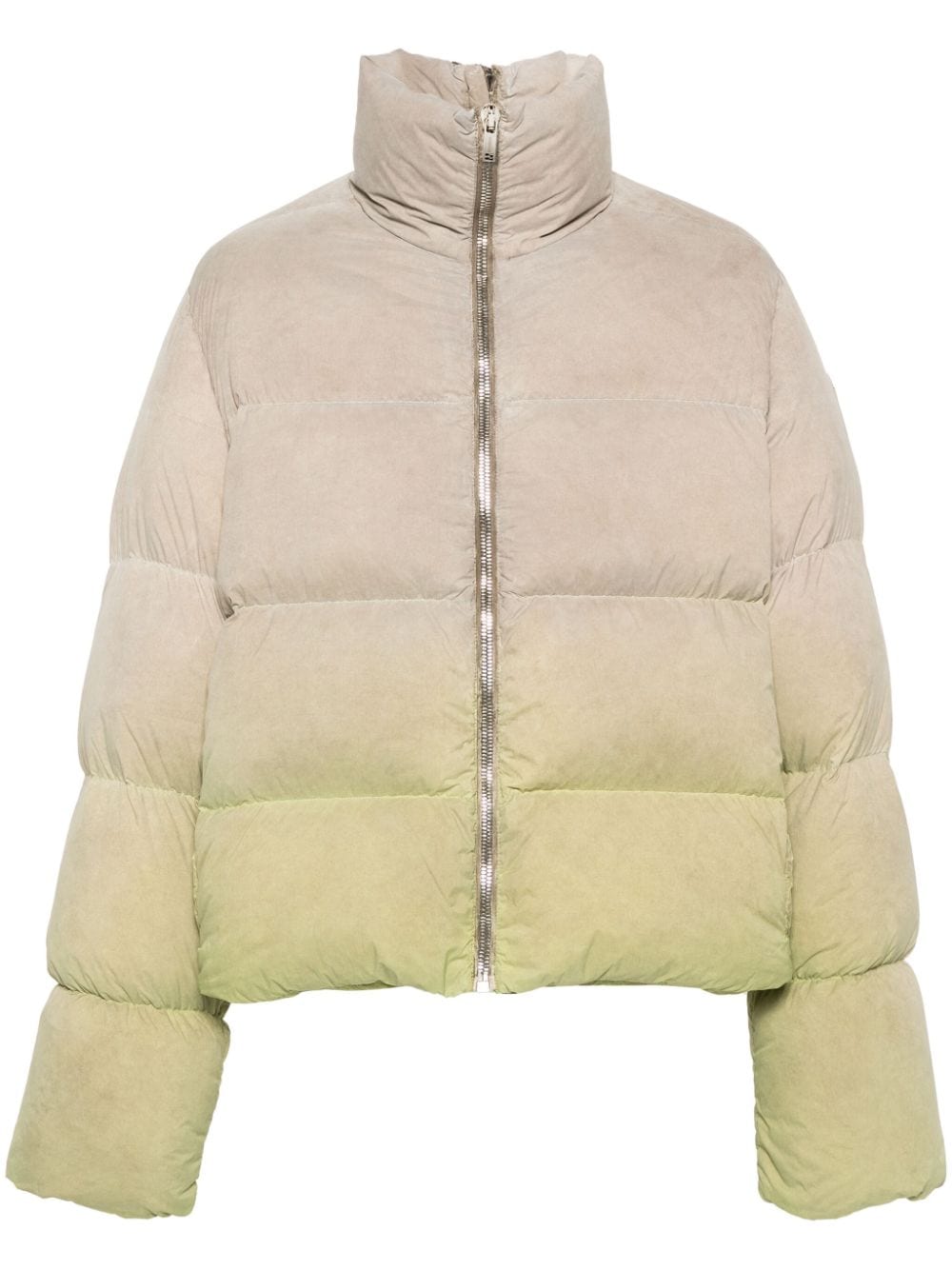 Moncler X Rick Owens Cyclopic Gradient Padded Jacket In Neutral